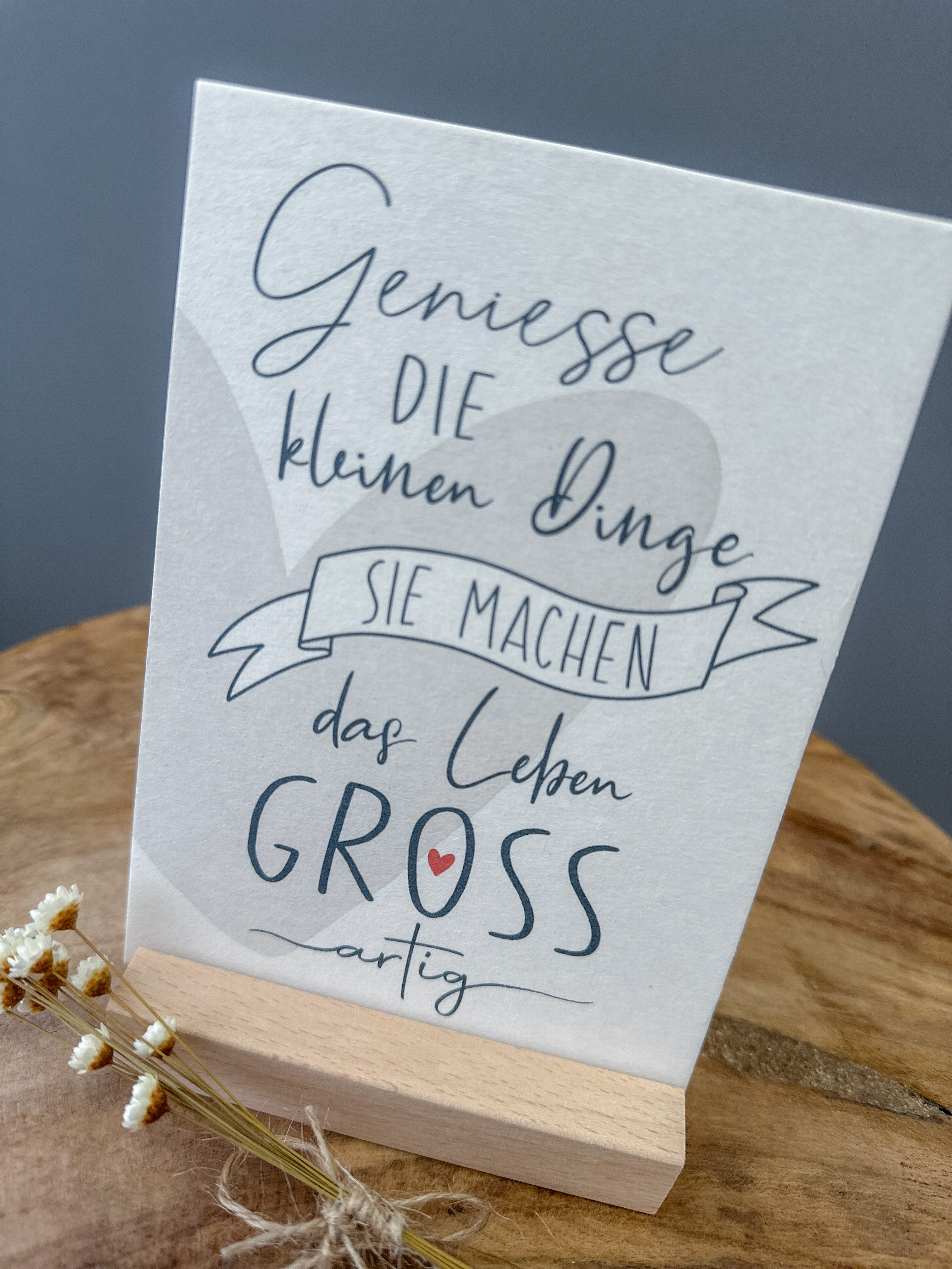 Postkarte kleine Dinge DIN A6