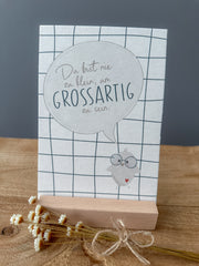 Postkarte Du bist großartig DIN A6