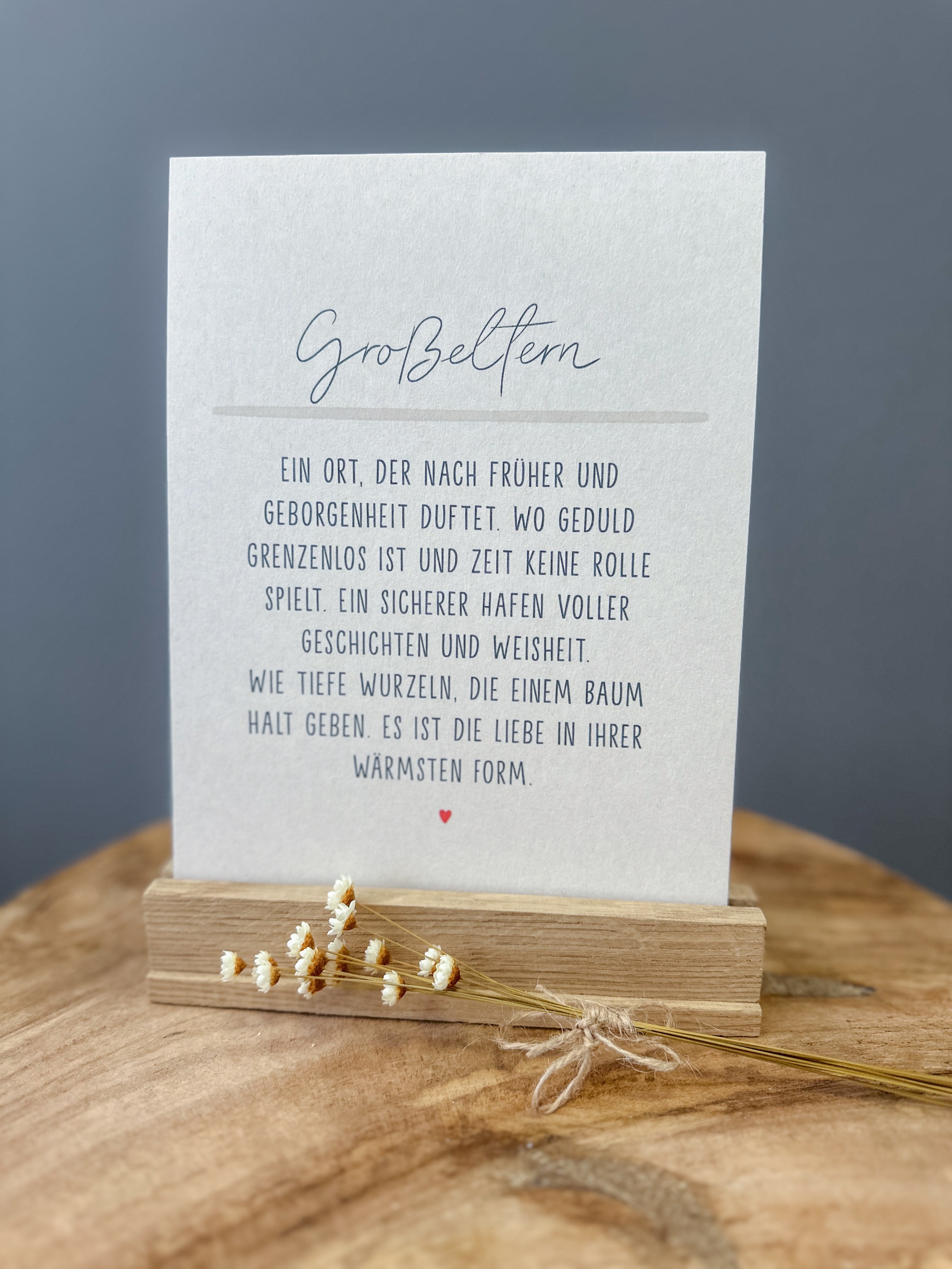 Postkarte Definition Großeltern DIN A5