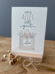 Postkarte Alles wird gut DIN A6