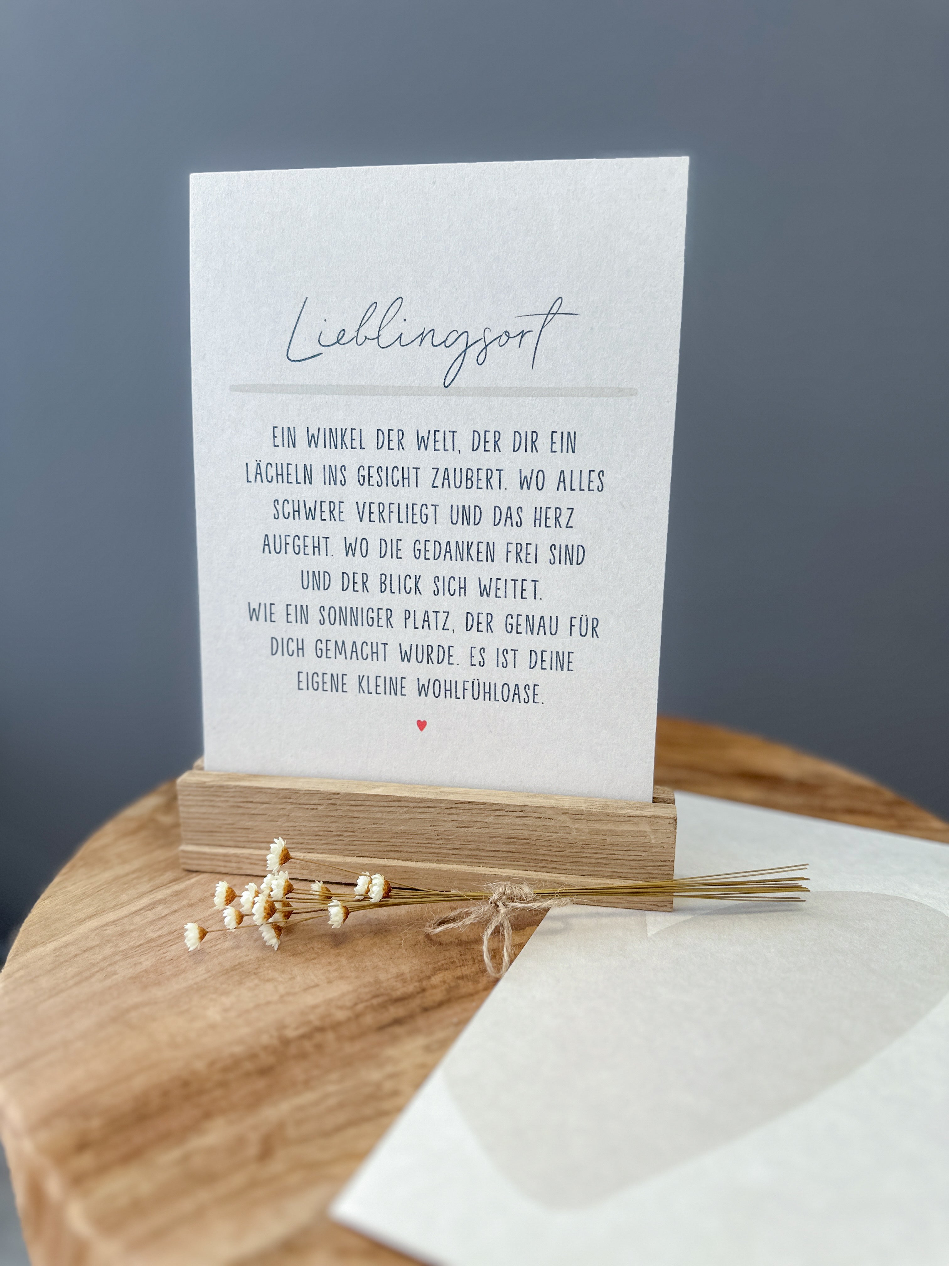 Postkarte Definition Lieblingsort DIN A5