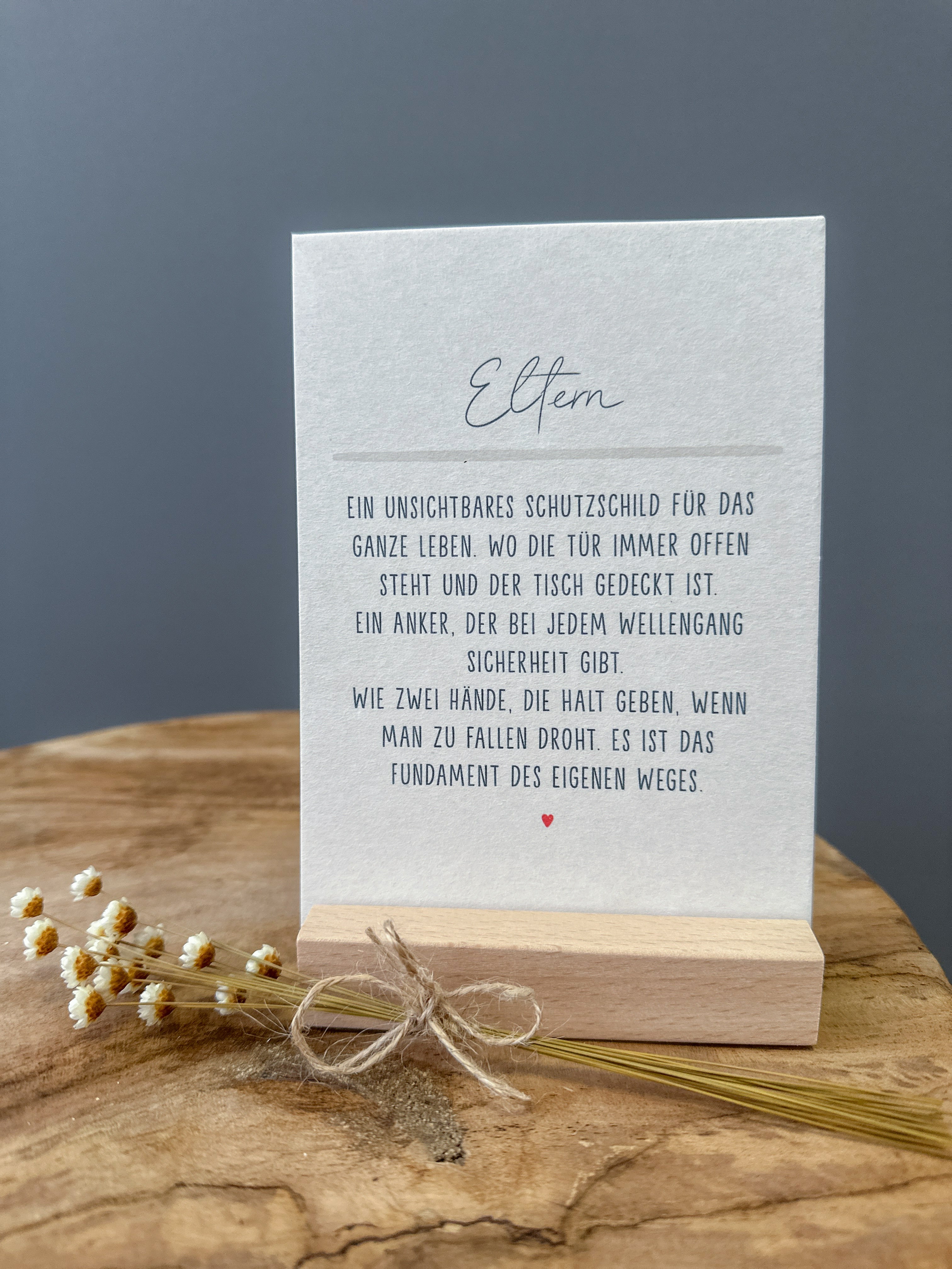 Postkarte Definition Eltern DIN A6