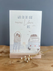 Postkarte Liebe meines Lebens Din A5