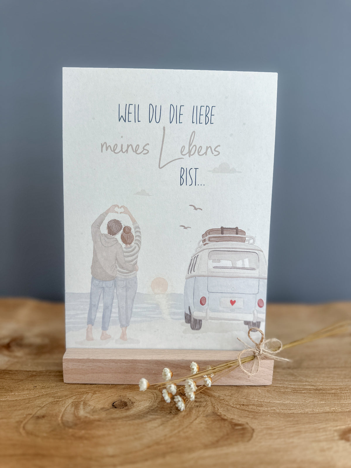 Postkarte Liebe meines Lebens Din A5