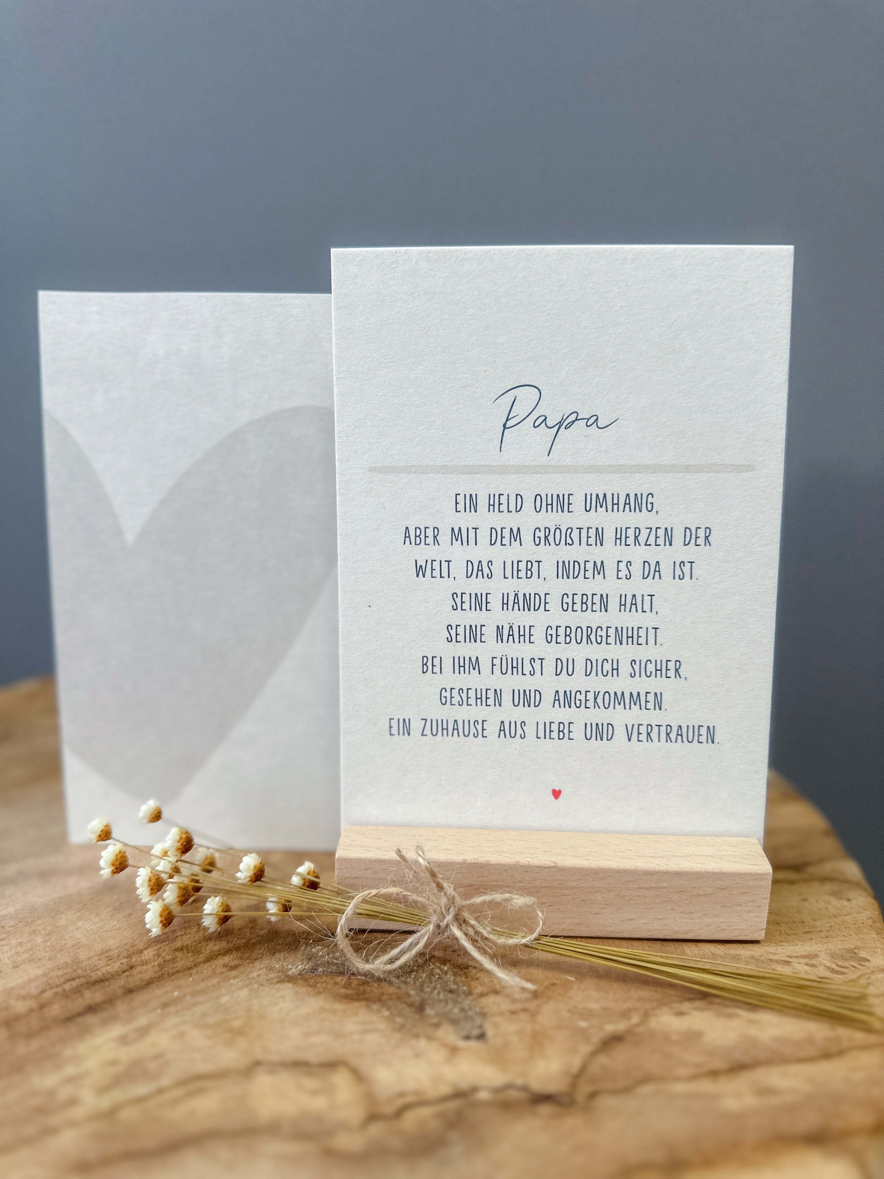 Postkarte Definition Papa DIN A6