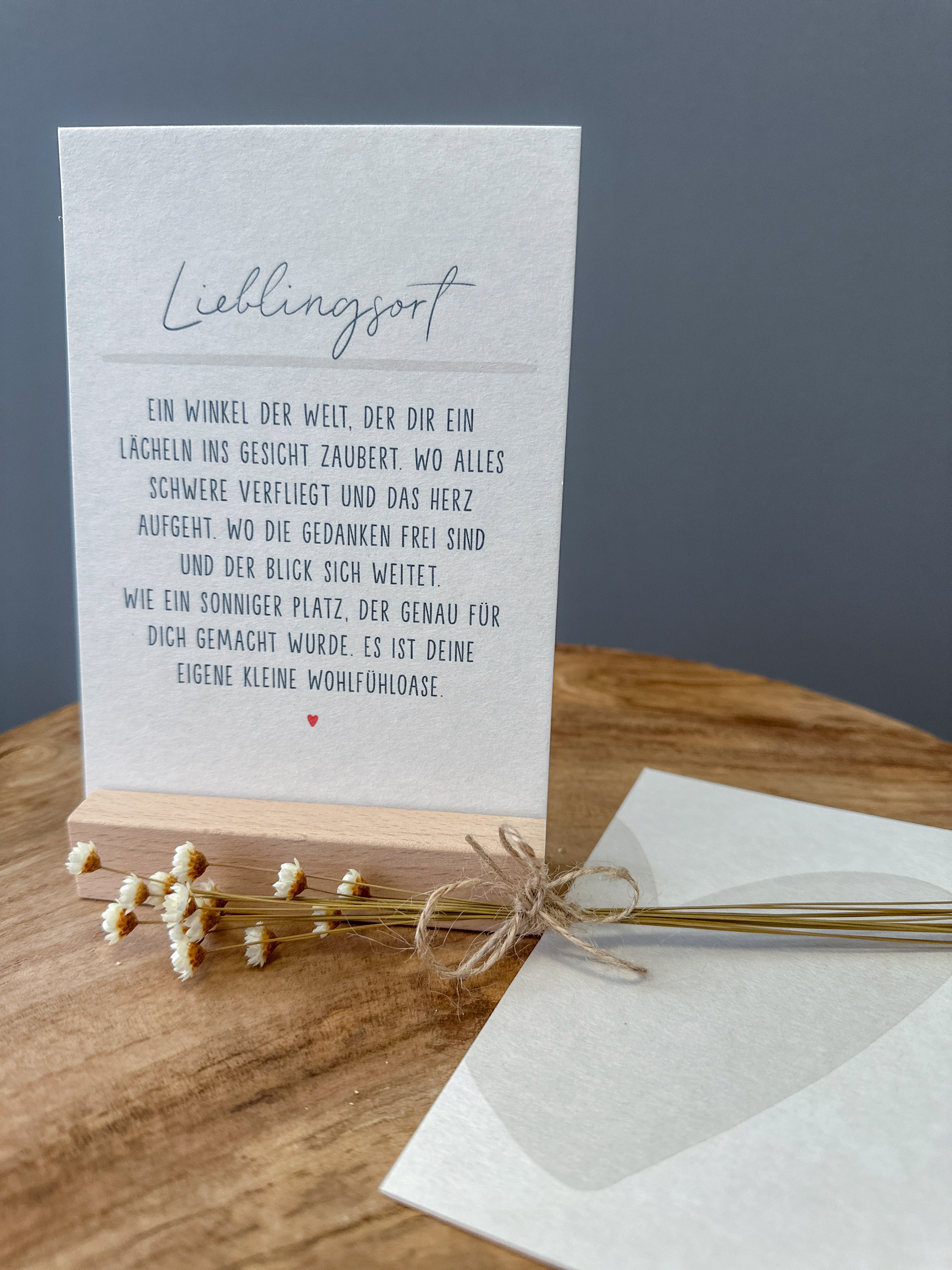 Postkarte Definition Lieblingsort DIN A6