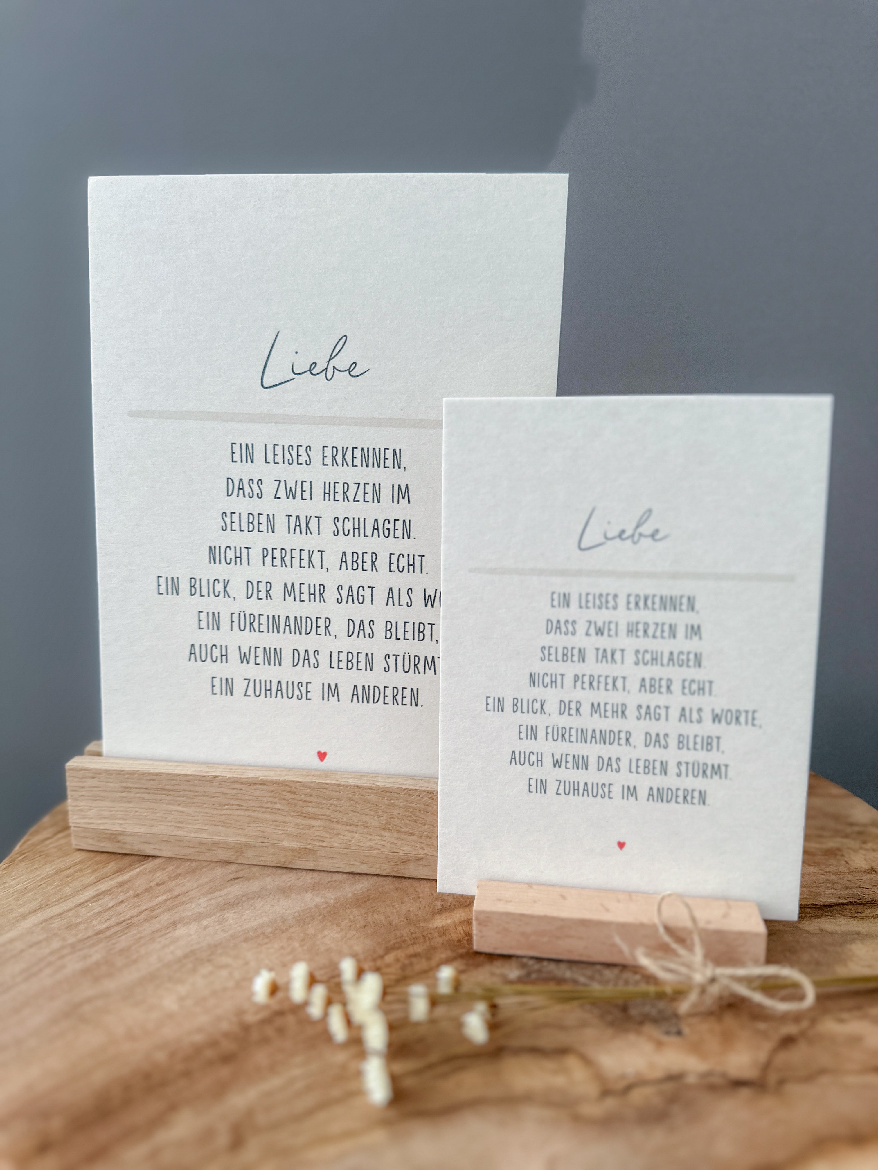 Postkarte Definition Liebe DIN A6