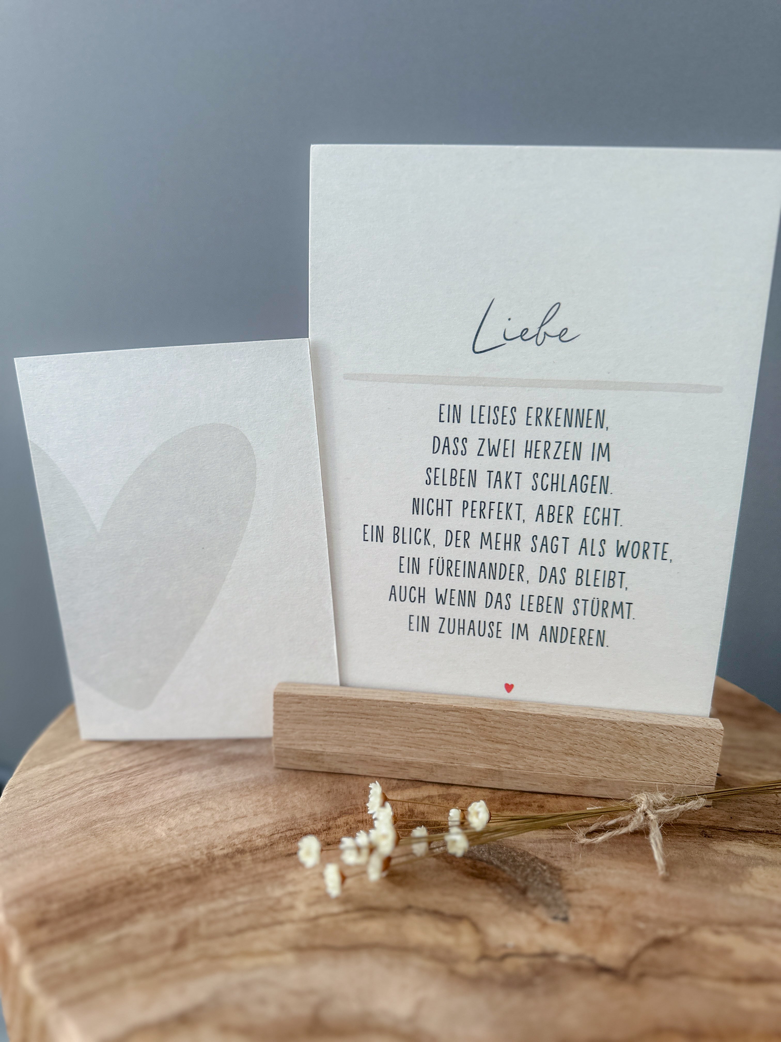 Postkarte Definition Liebe DIN A5
