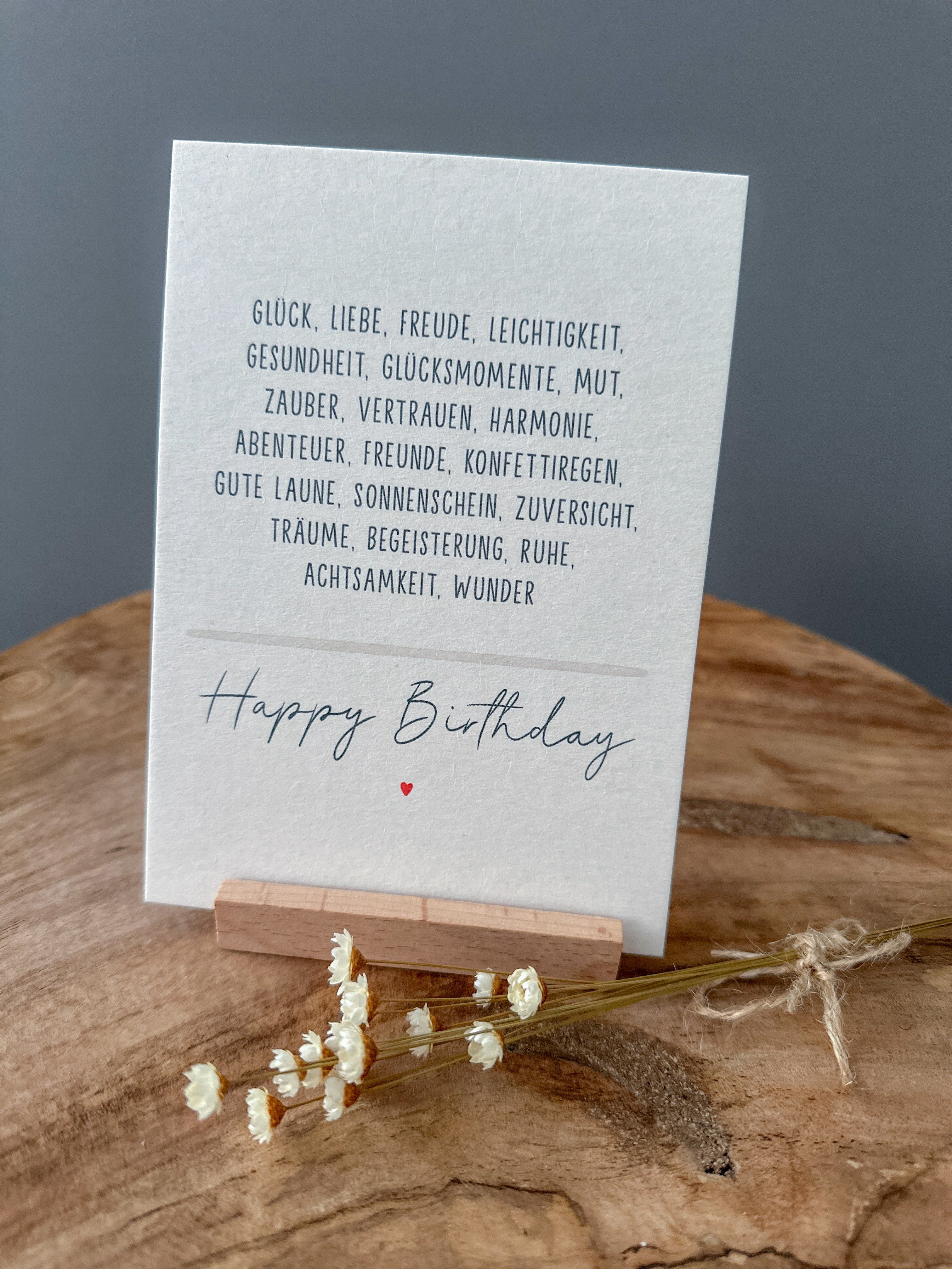Postkarte Definition Happy Birthday DIN A6