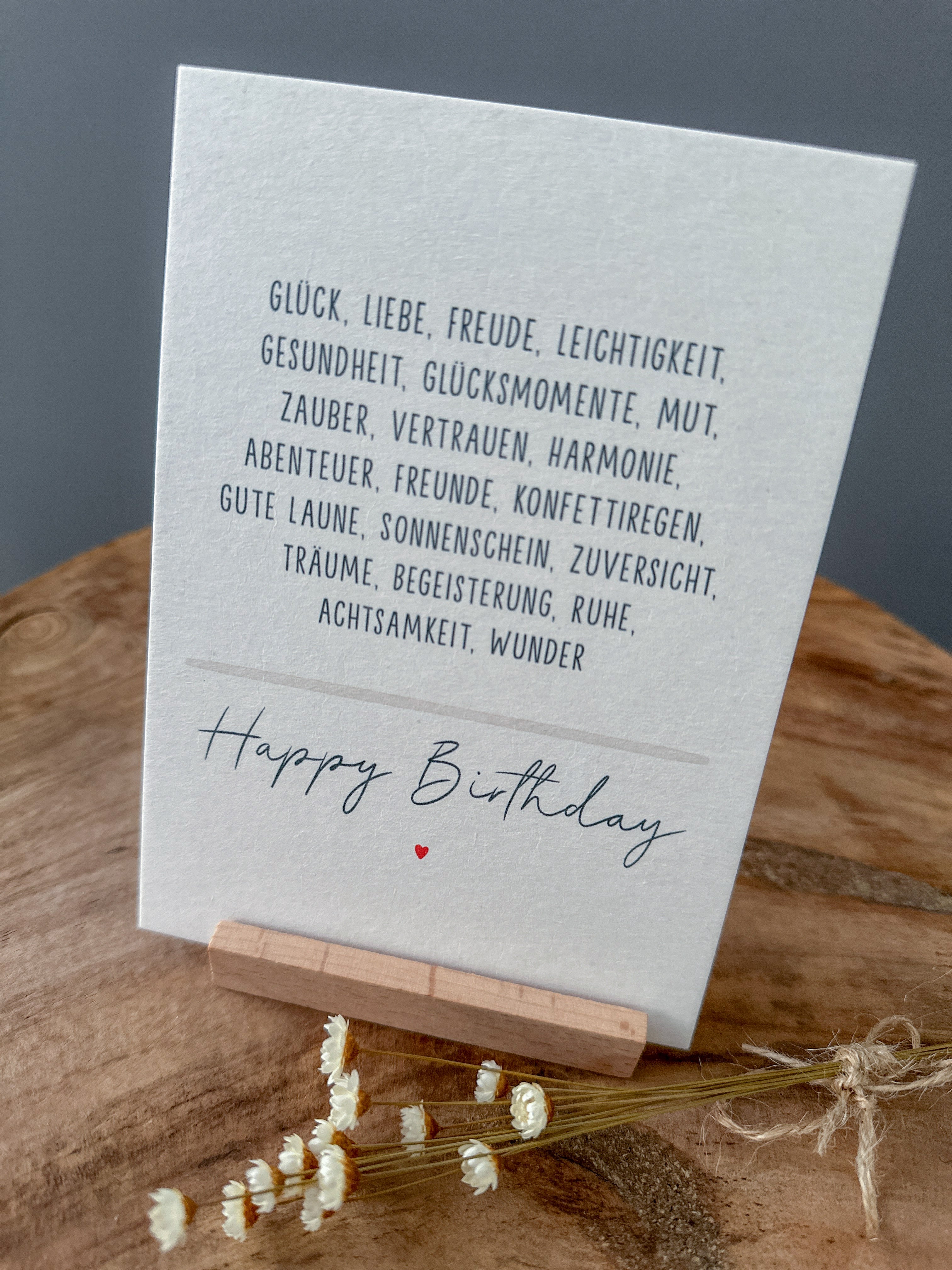 Postkarte Definition Happy Birthday DIN A6