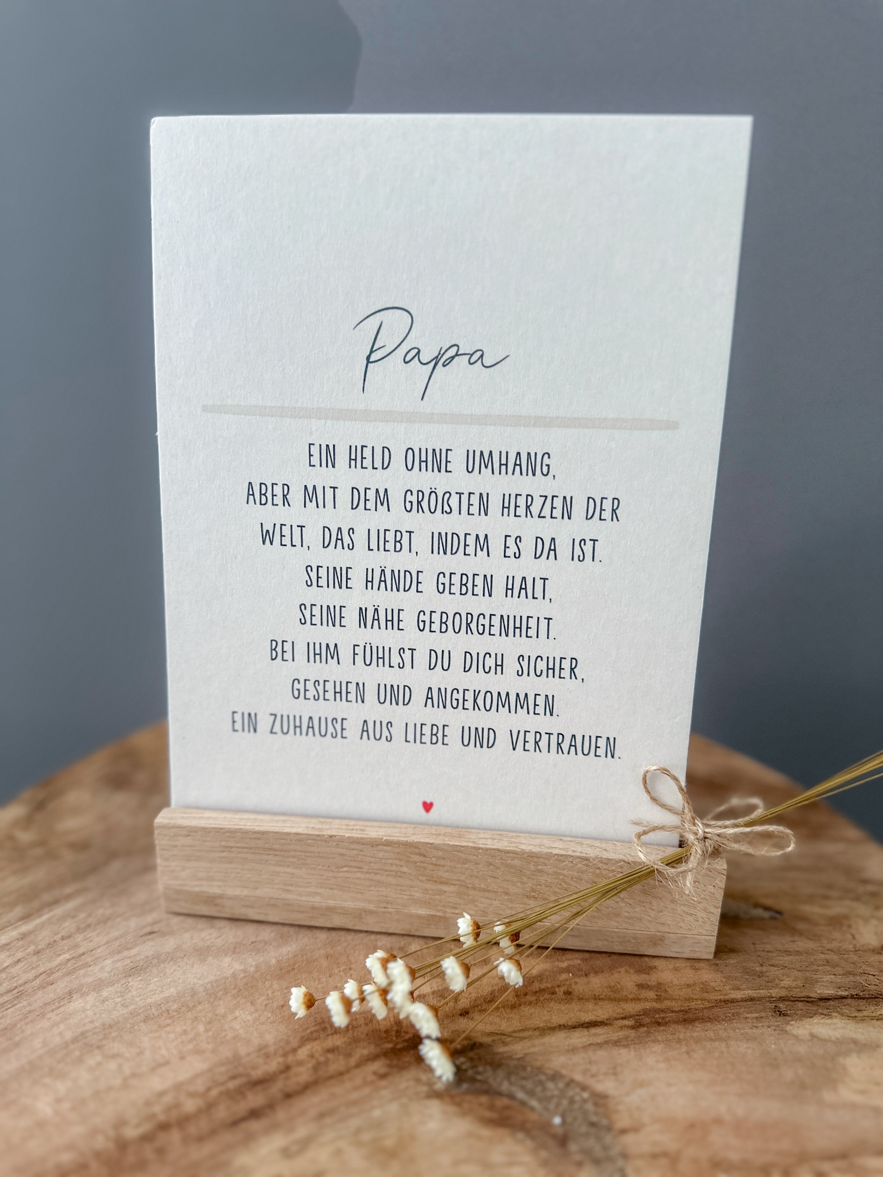 Postkarte Definition Papa DIN A5