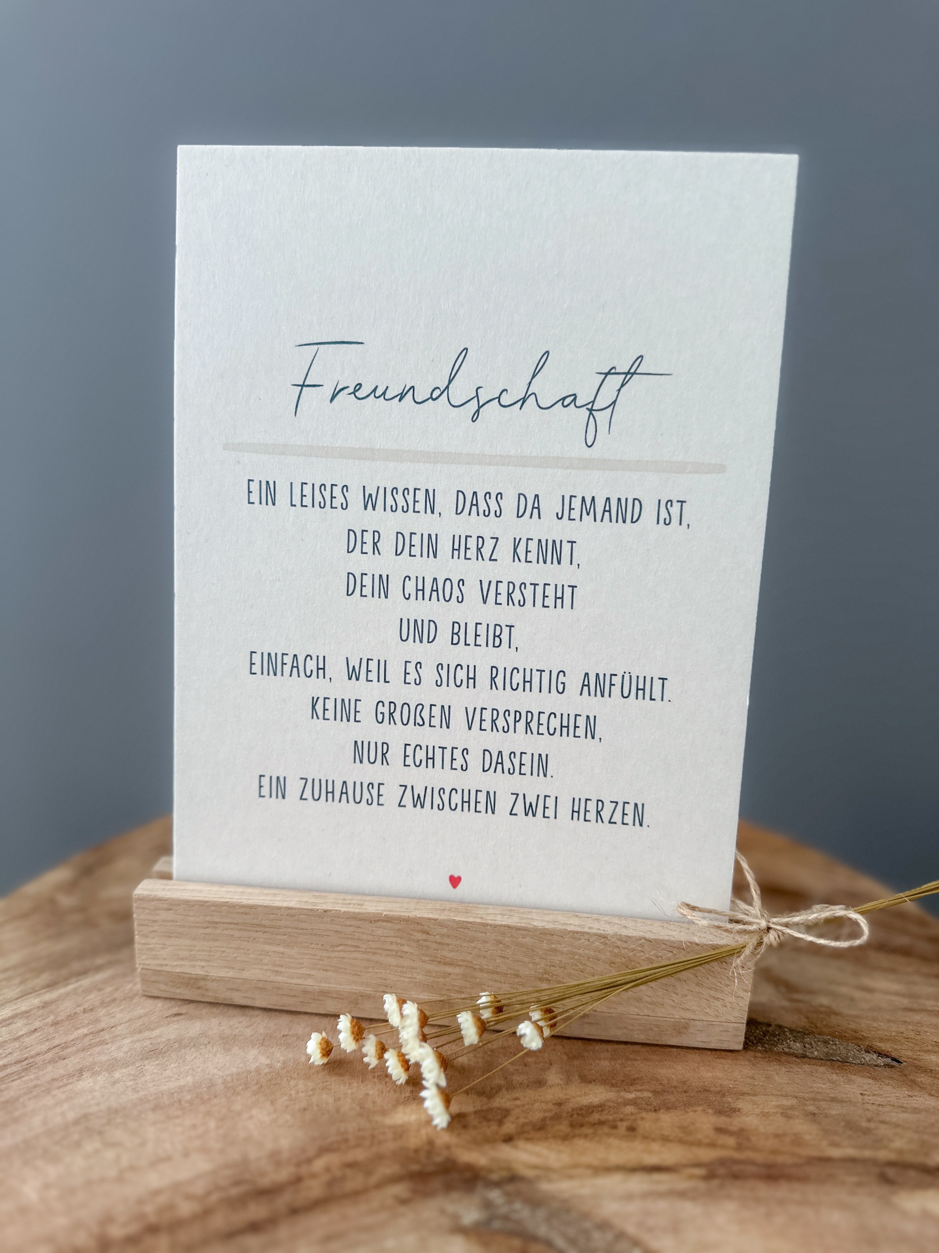 Postkarte Definition Freundschaft DIN A5