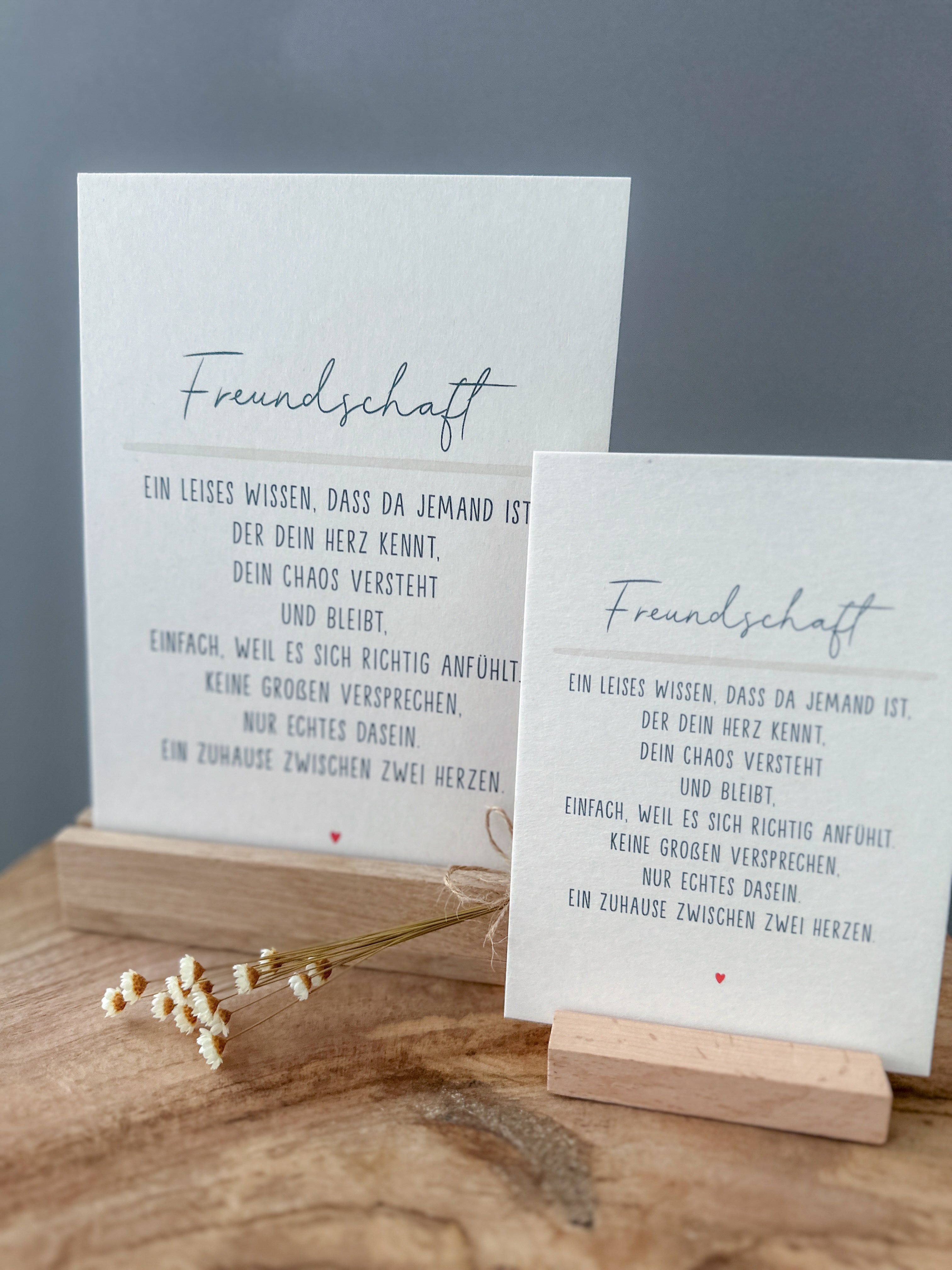 Postkarte Definition Freundschaft DIN A5