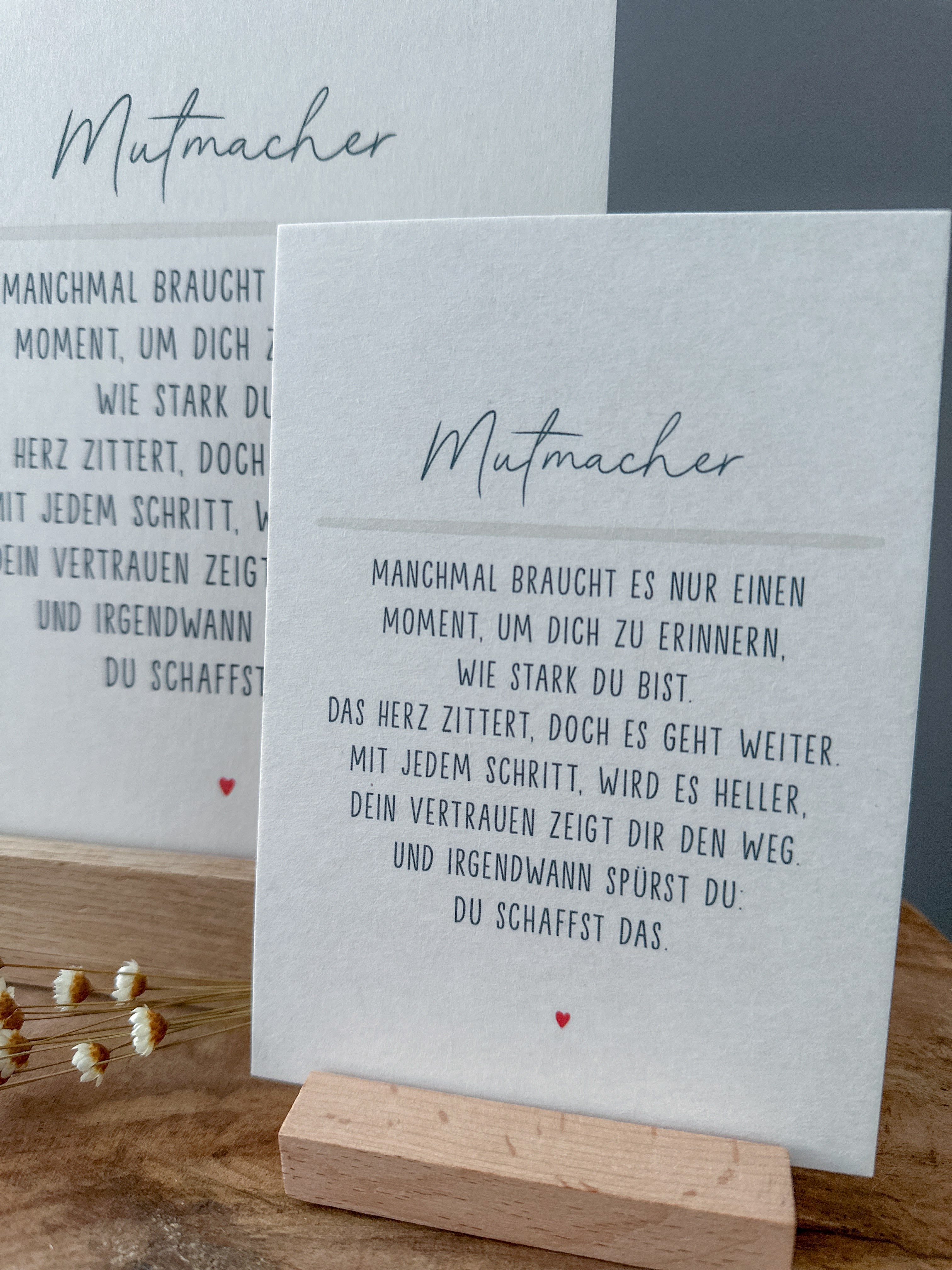 Postkarte Definition Mutmacher DIN A5