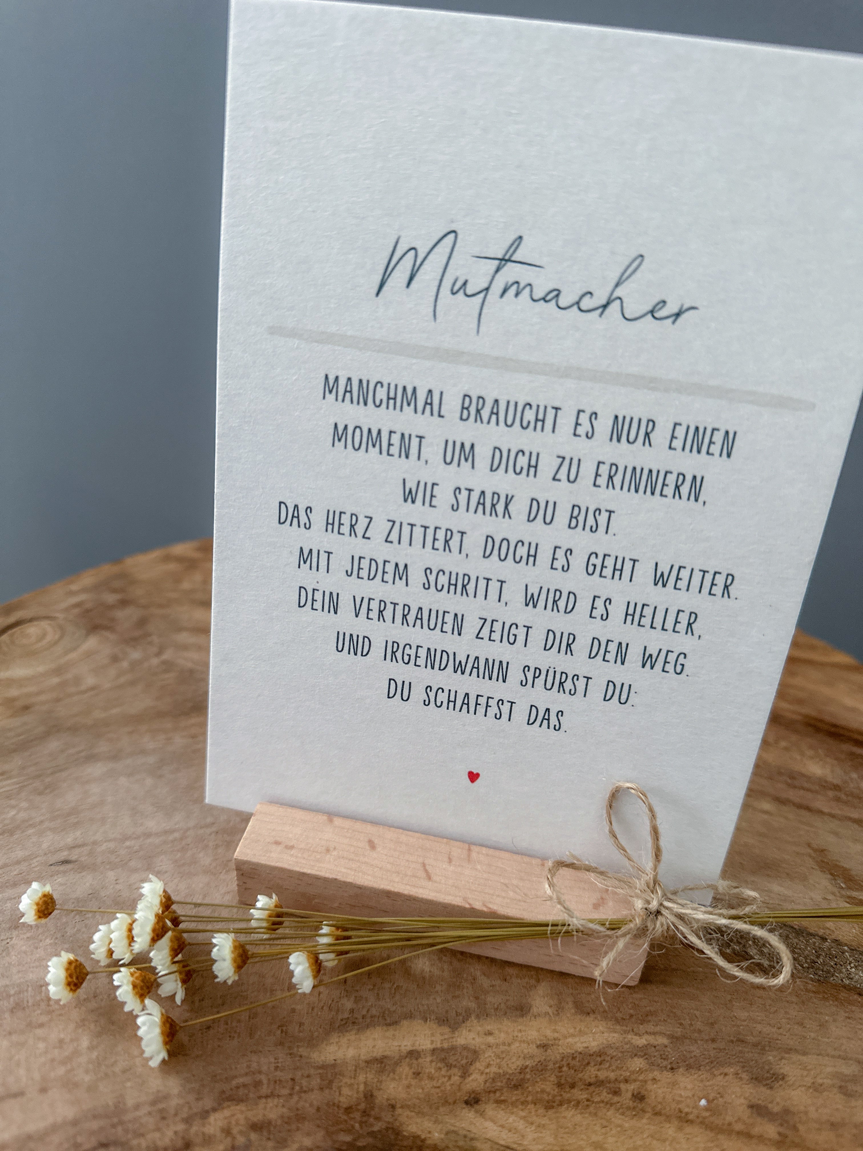 Postkarte Definition Mutmacher DIN A5