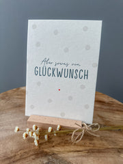 Postkarte Sowas von Glückwunsch DIN A6