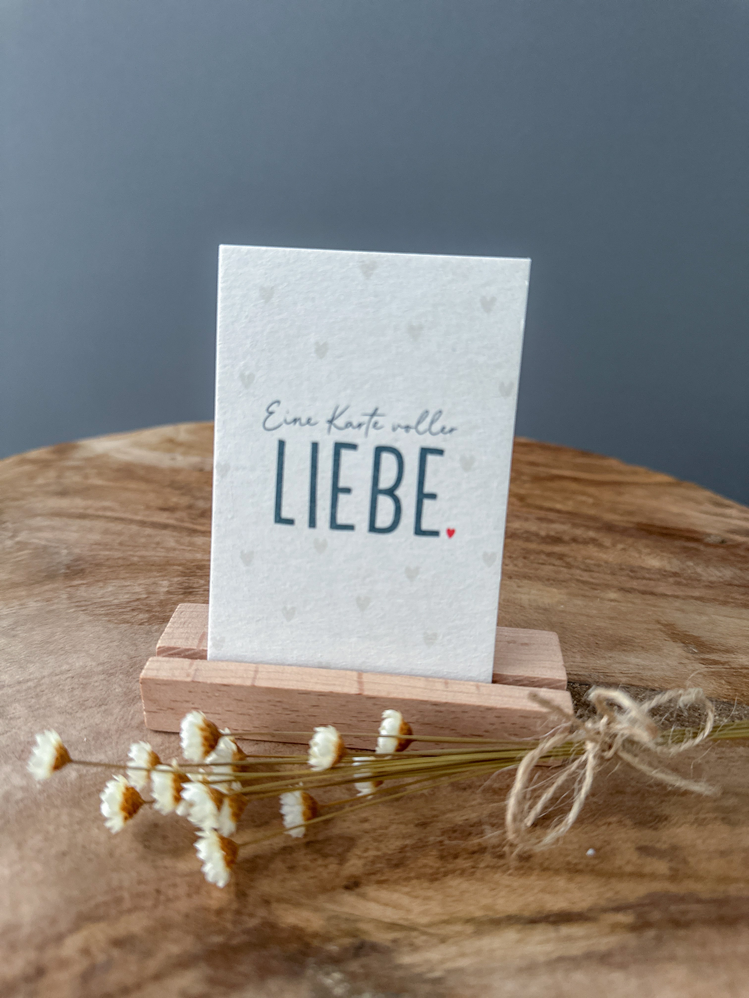 Minikarte Karte voller Liebe