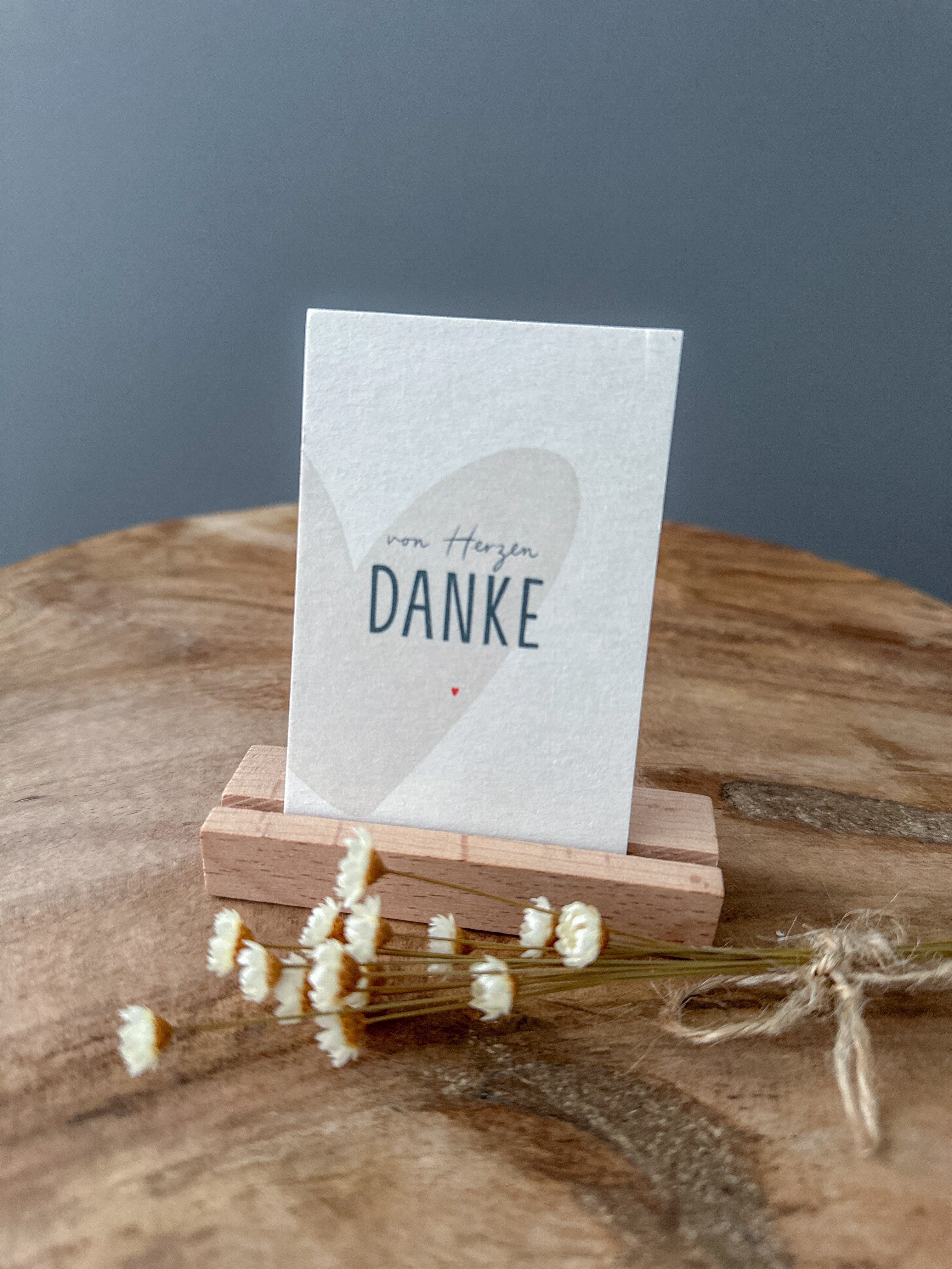Minikarte Danke