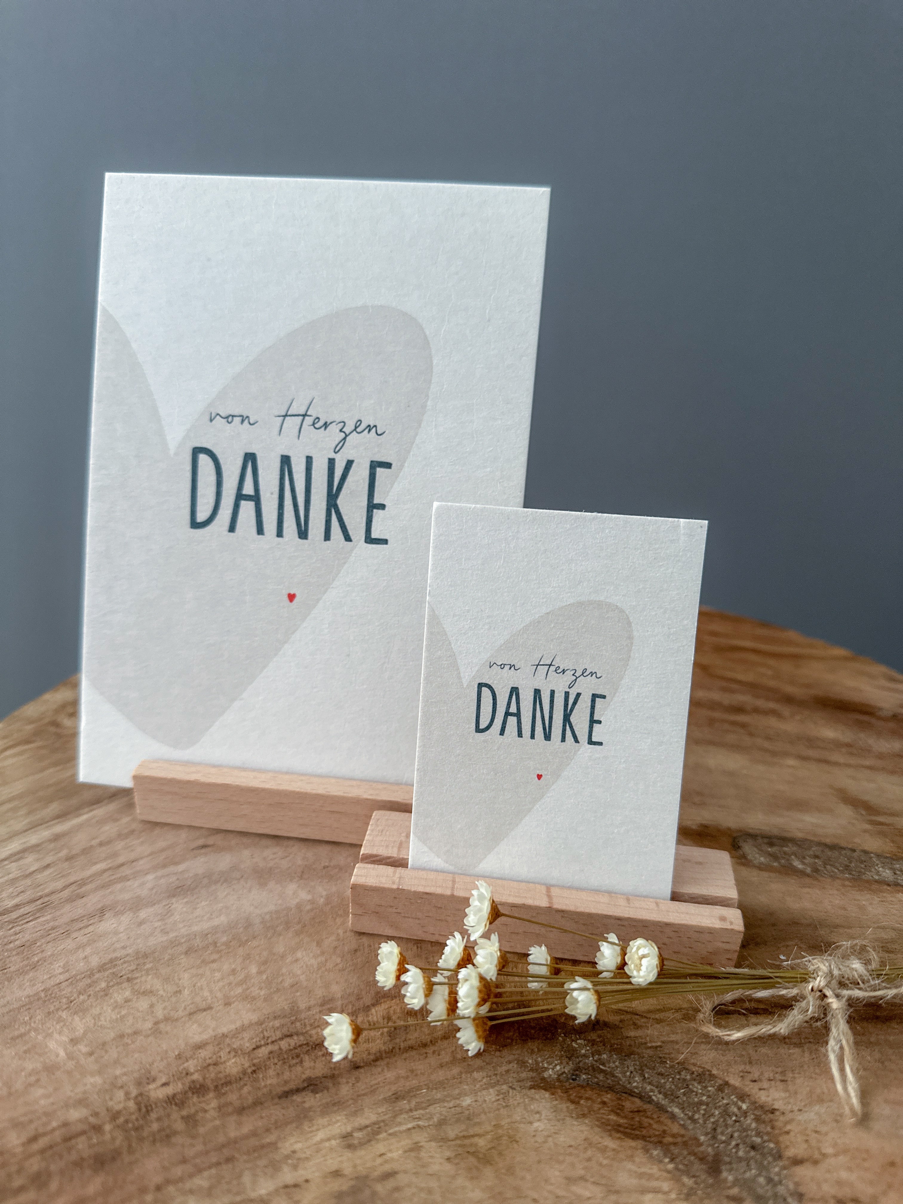 Minikarte Danke