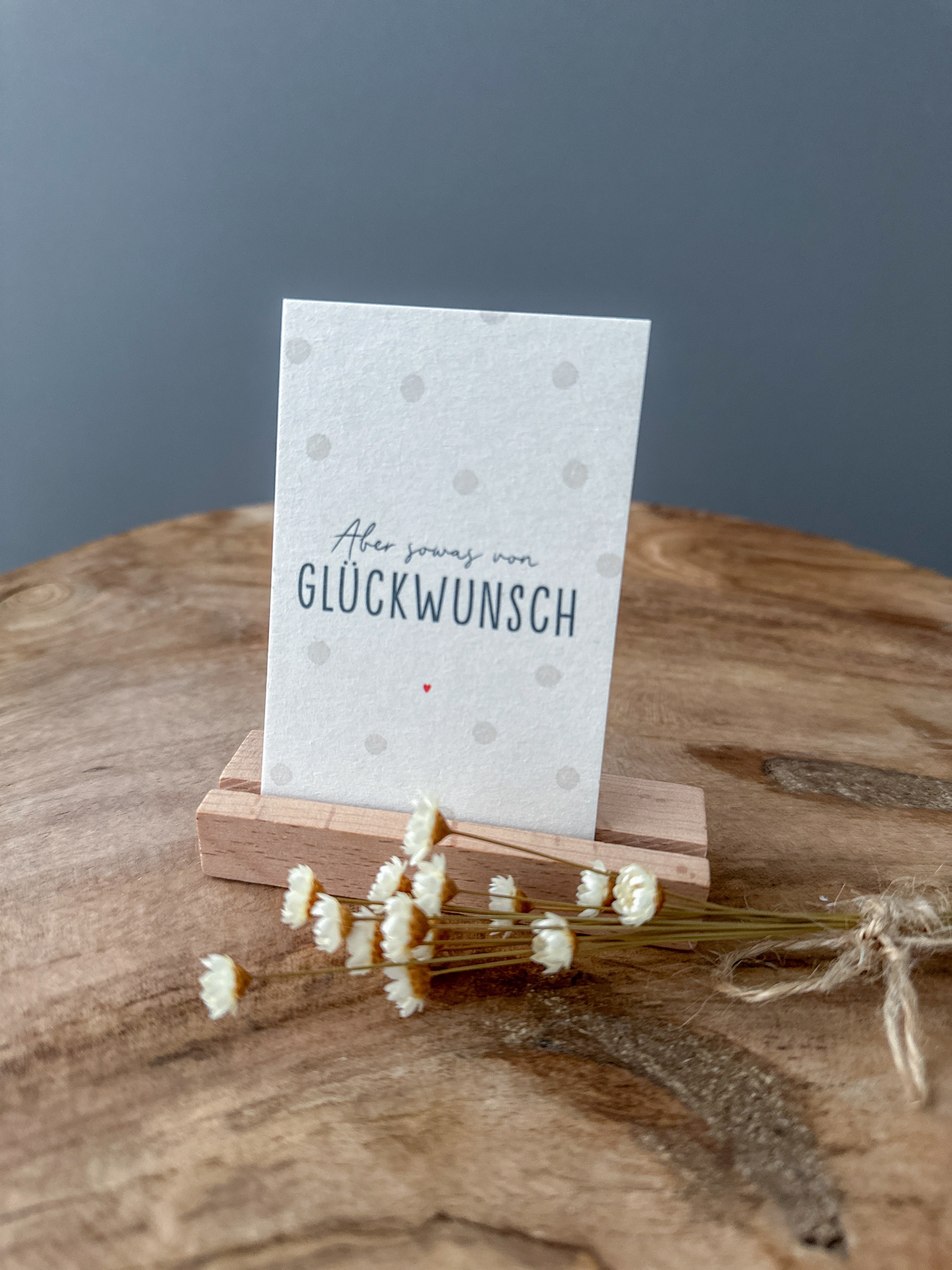 Minikarte Sowas von Glückwunsch