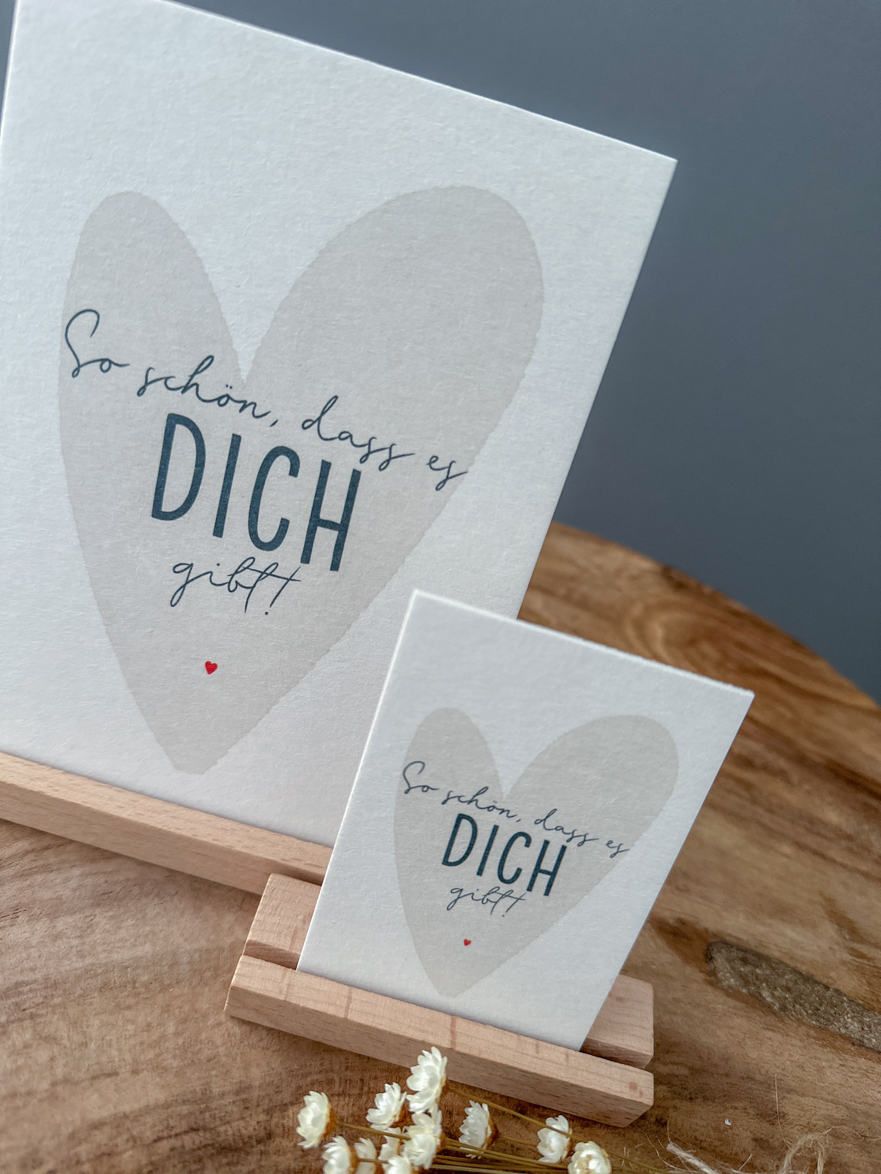 Postkarte So schön, dass es dich gibt DIN A6